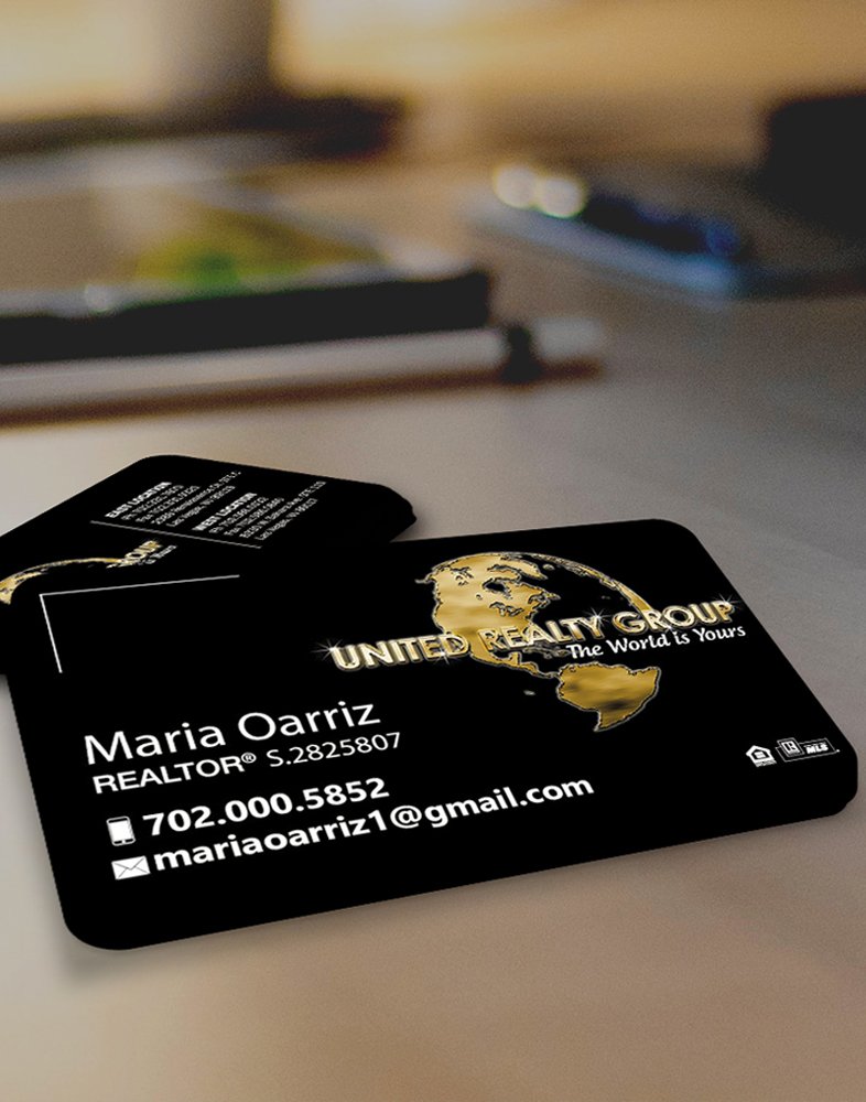 Suede Business Cards