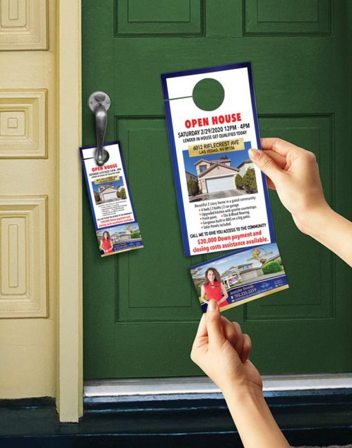 Door Hangers with Tear-Off Business Card - Image 2